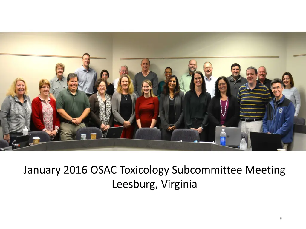 january 2016 osac toxicology subcommittee meeting