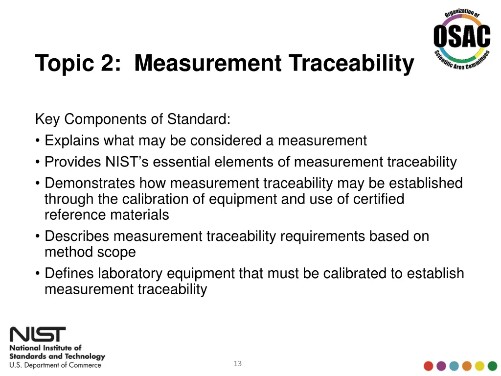 topic 2 measurement traceability 1