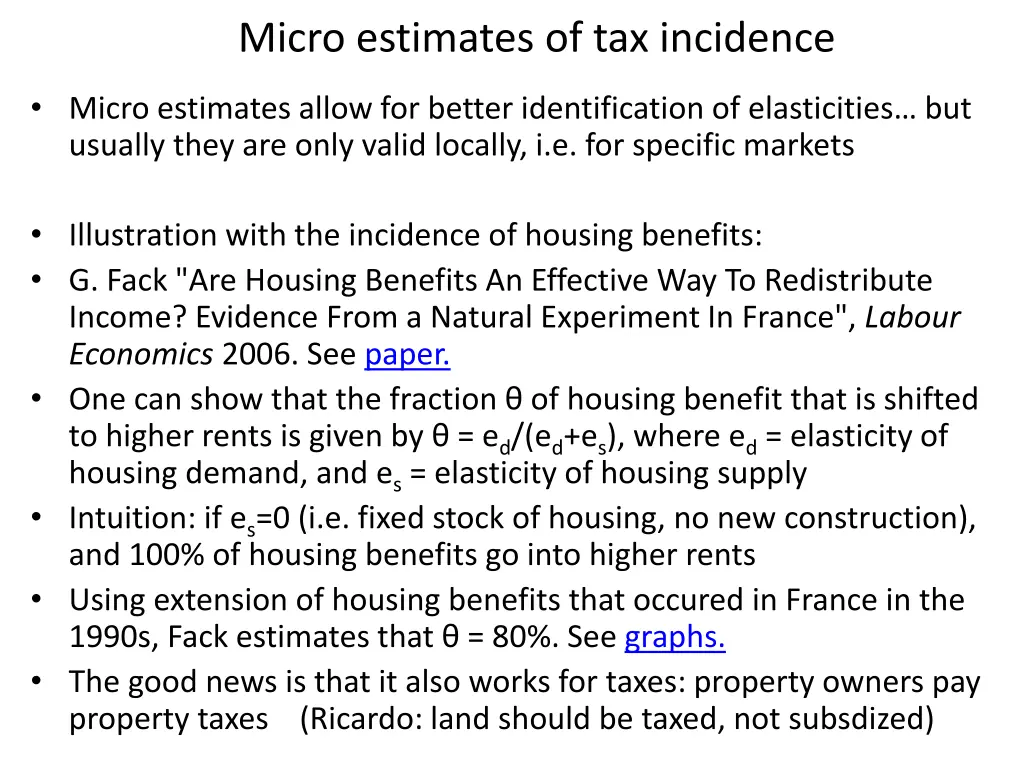 micro estimates of tax incidence