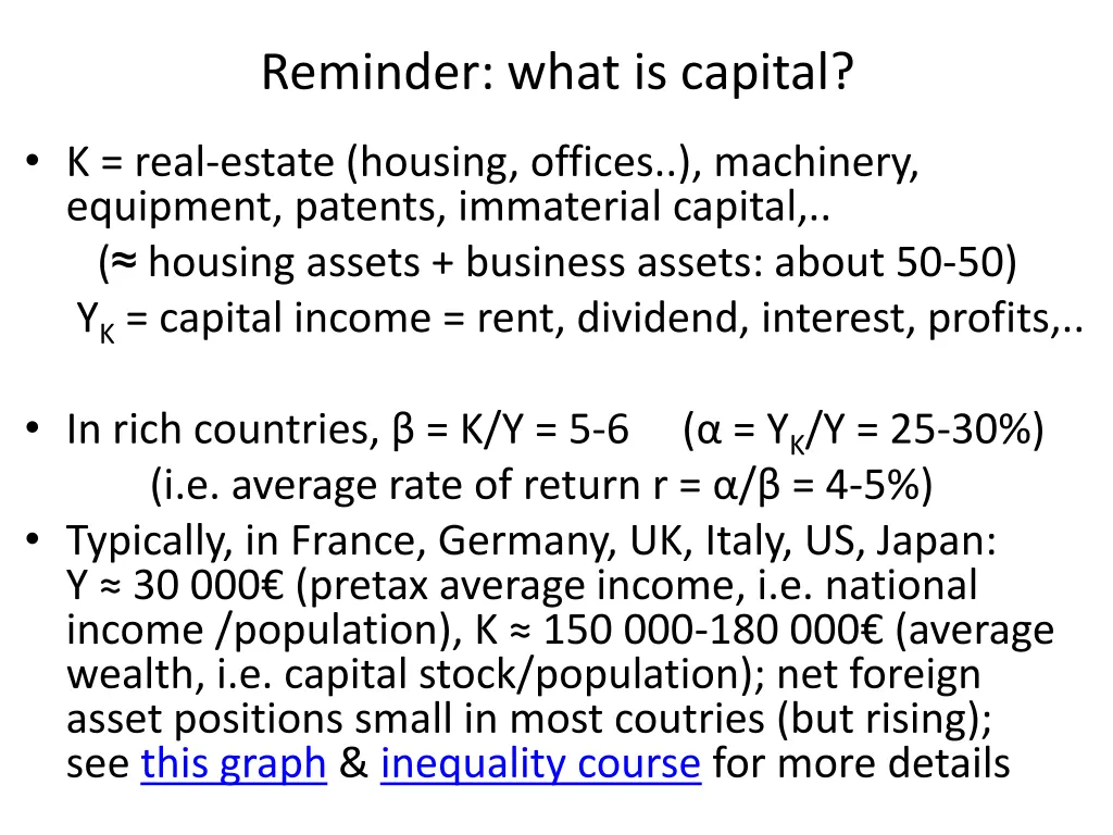 reminder what is capital