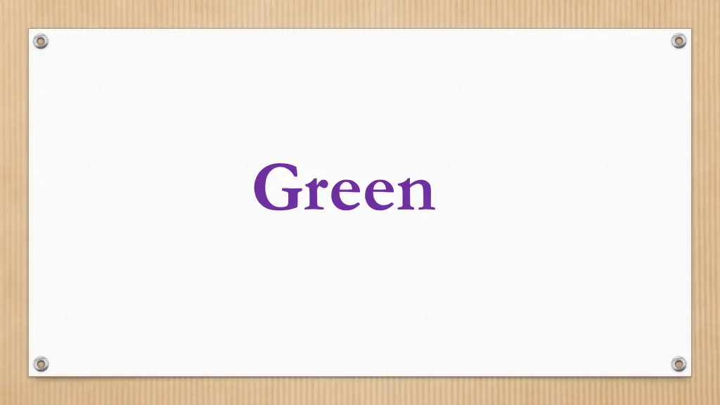 green