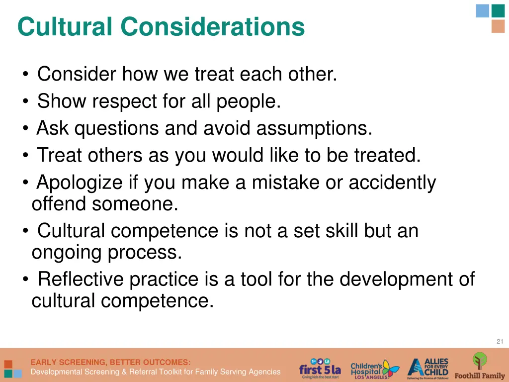 cultural considerations 1