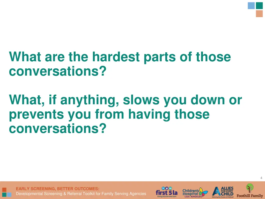 what are the hardest parts of those conversations