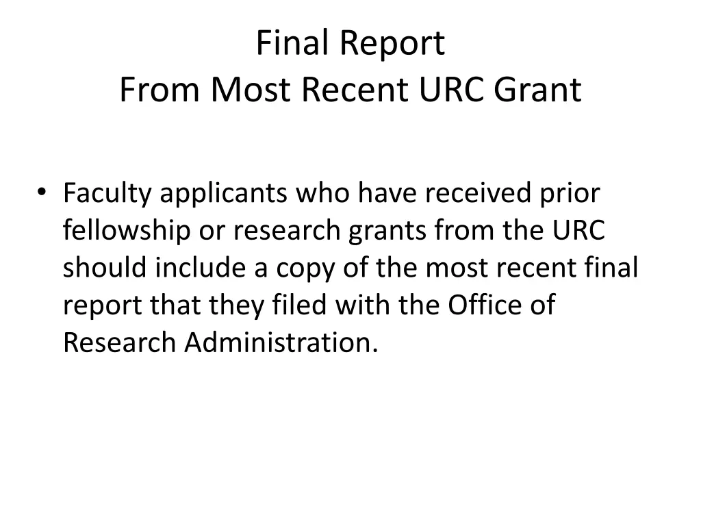 final report