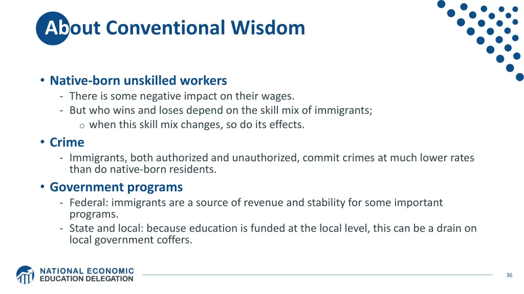 about conventional wisdom