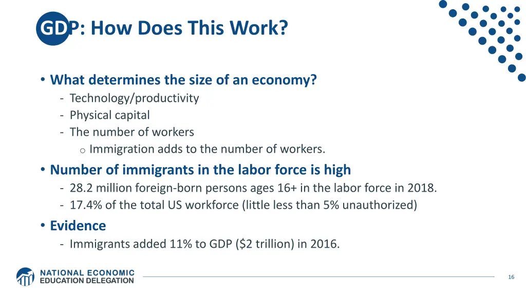 gdp how does this work