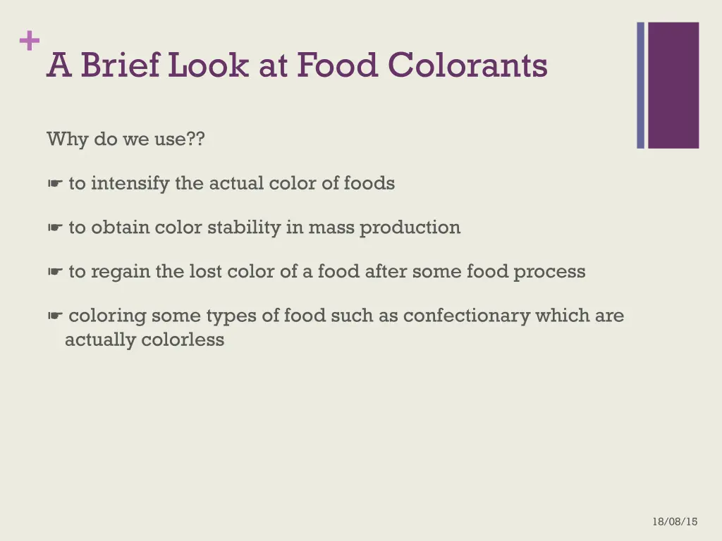 a brief look at food colorants 2