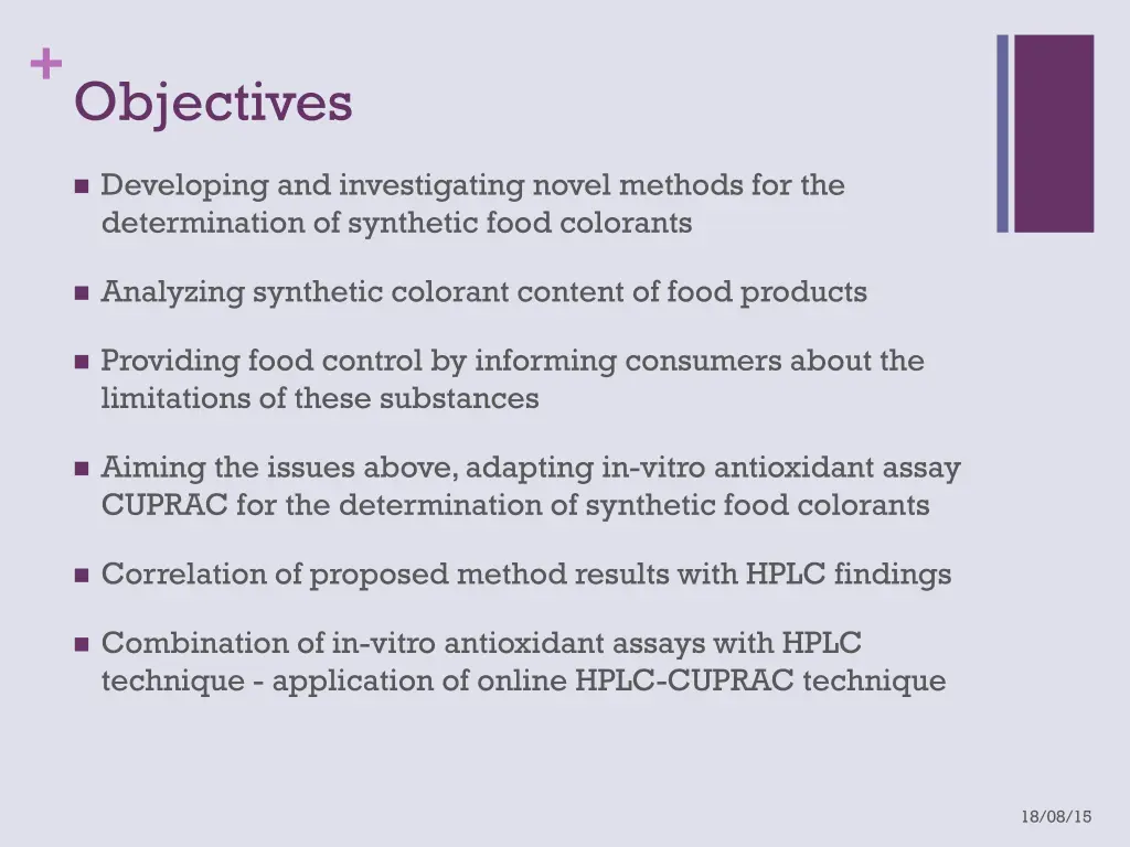 objectives