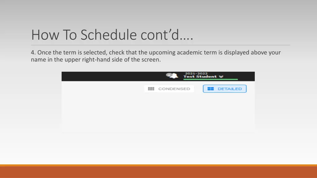 how to schedule cont d 1