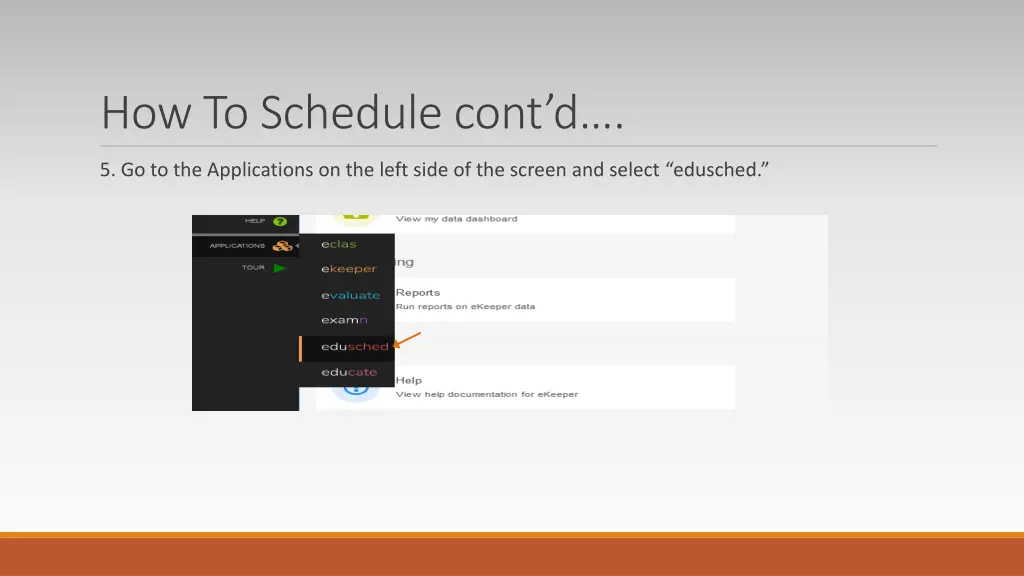 how to schedule cont d 2