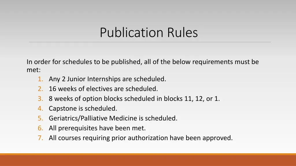 publication rules