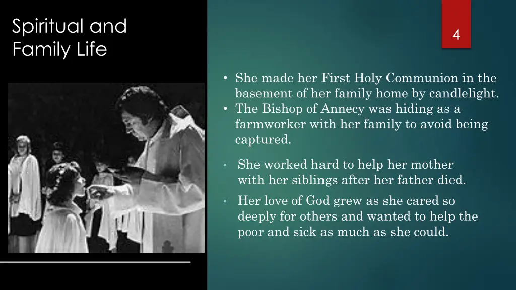 spiritual and family life