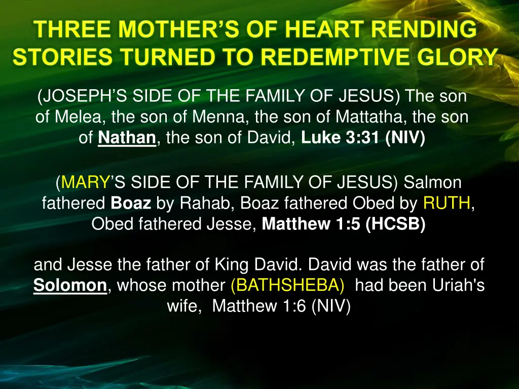 joseph s side of the family of jesus