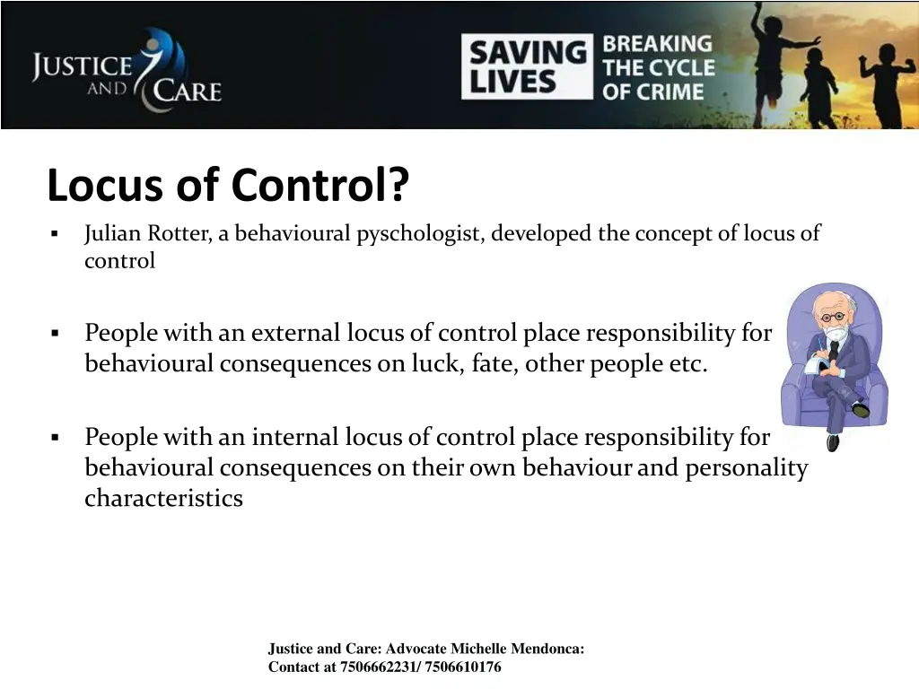 locus of control julian rotter a behavioural