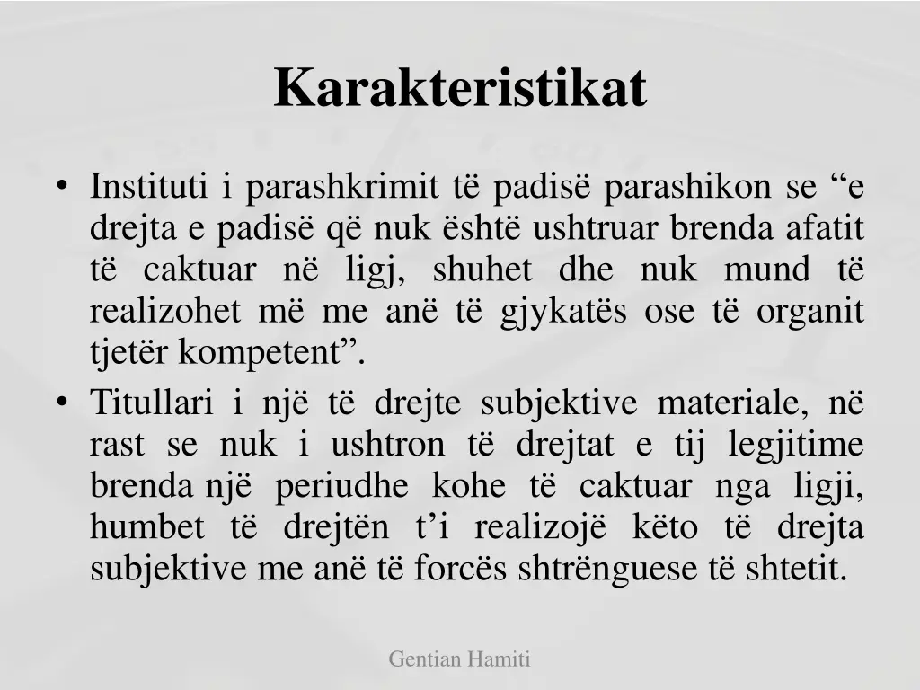 karakteristikat