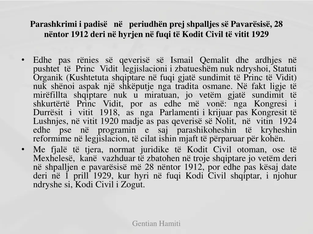 parashkrimi i padis n periudh n prej shpalljes