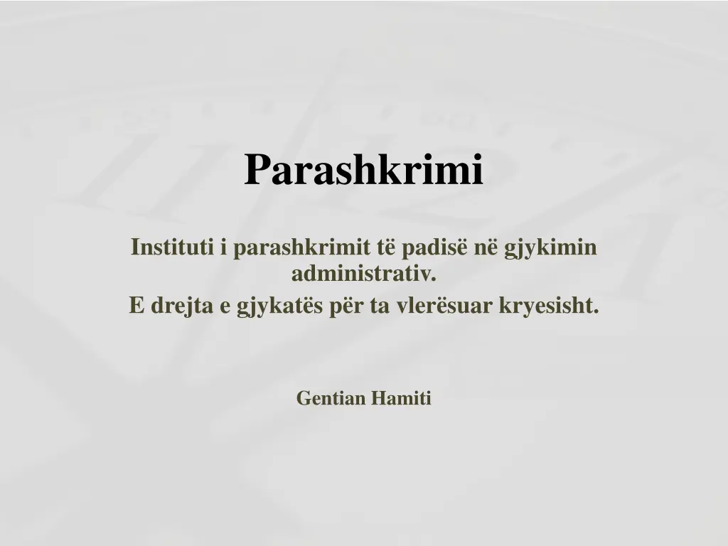 parashkrimi