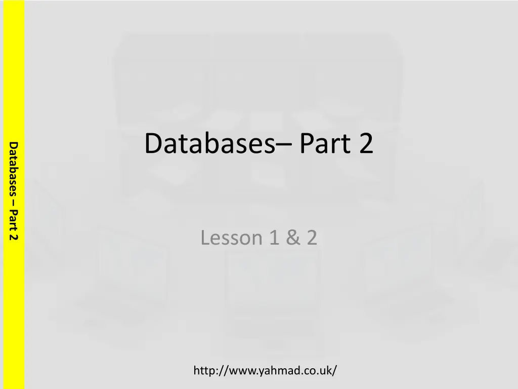 databases part 2