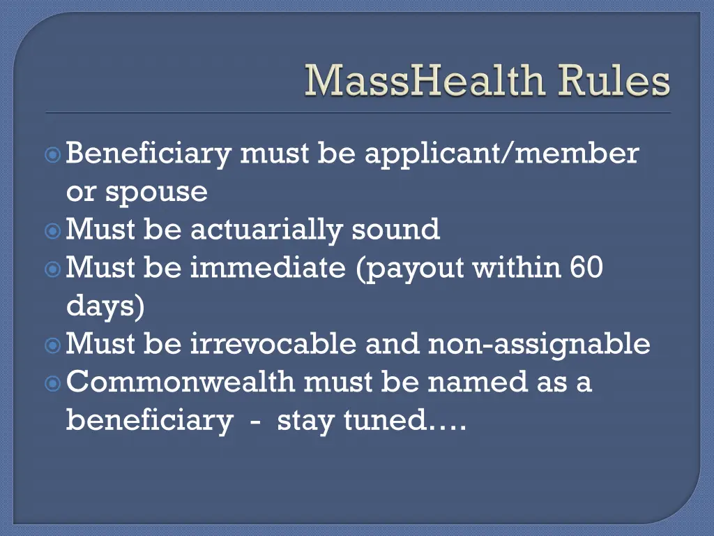 beneficiary must be applicant member or spouse