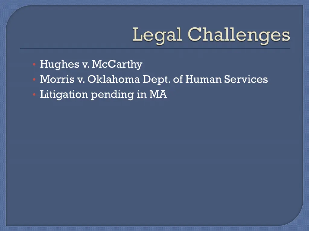hughes v mccarthy morris v oklahoma dept of human