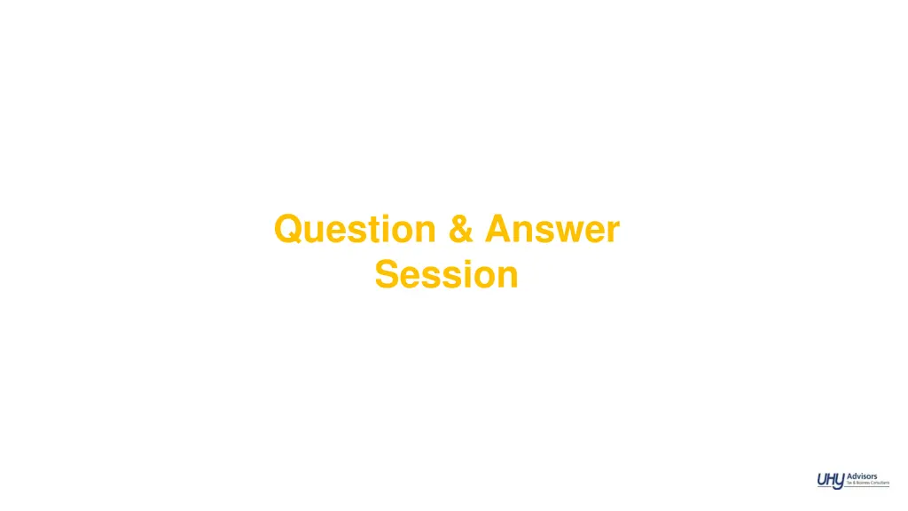 question answer session