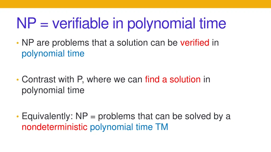 np verifiable in polynomial time