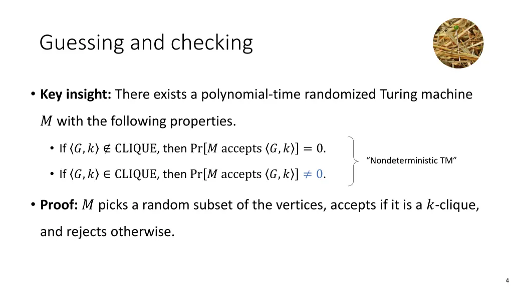 guessing and checking
