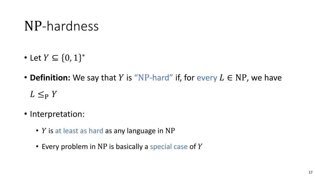 np hardness