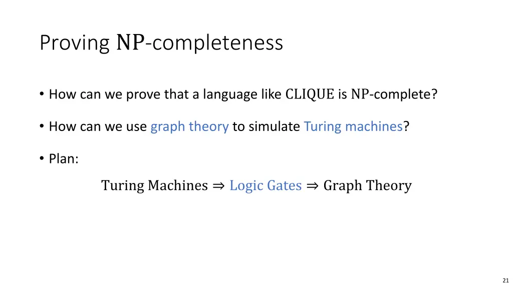 proving np completeness