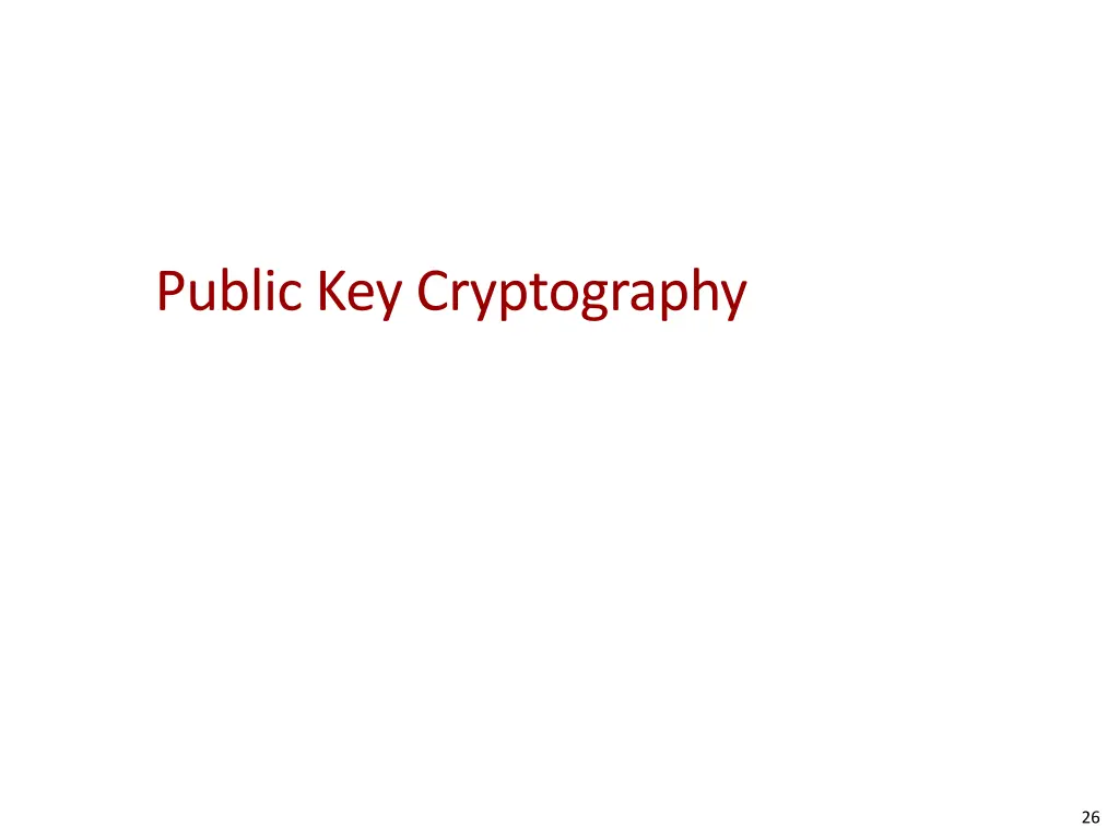 public key cryptography