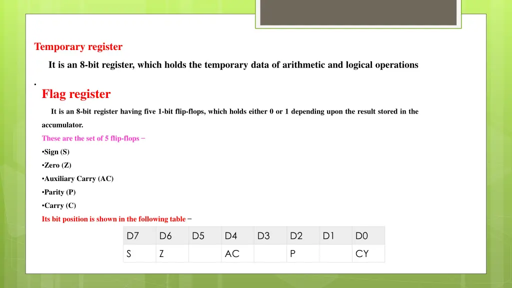temporary register