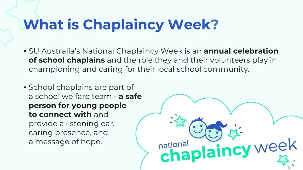 what is chaplaincy week