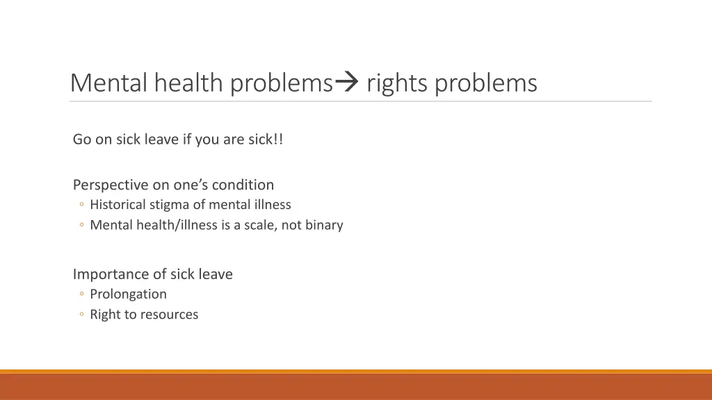 mental healthproblems rights problems