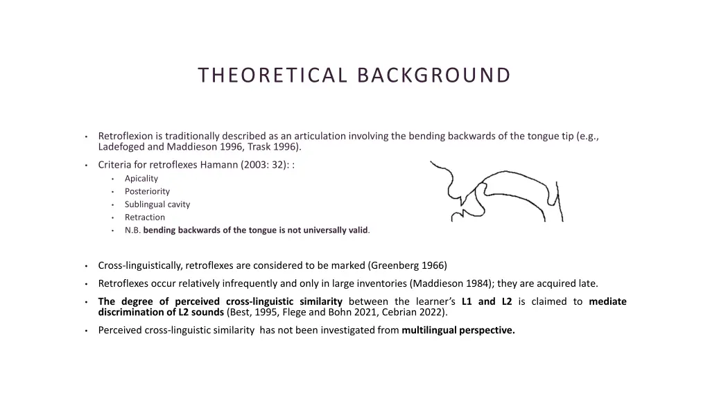 theoretical background