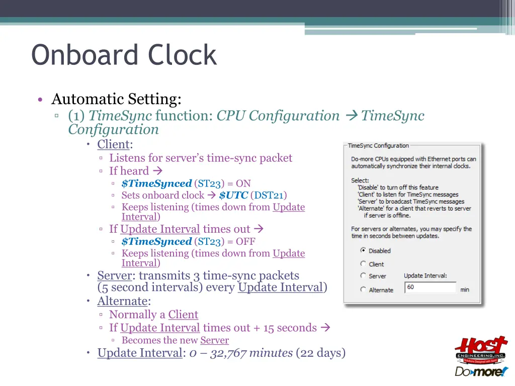 onboard clock 4