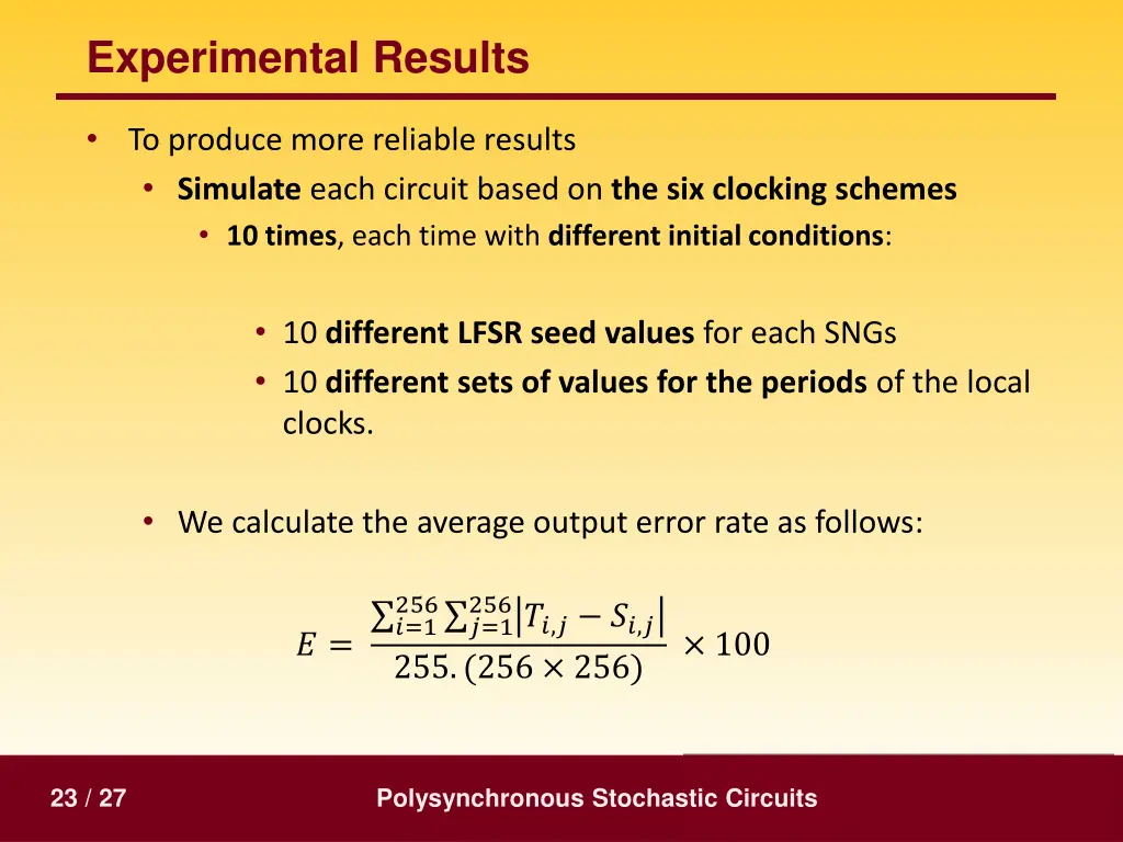 experimental results 4