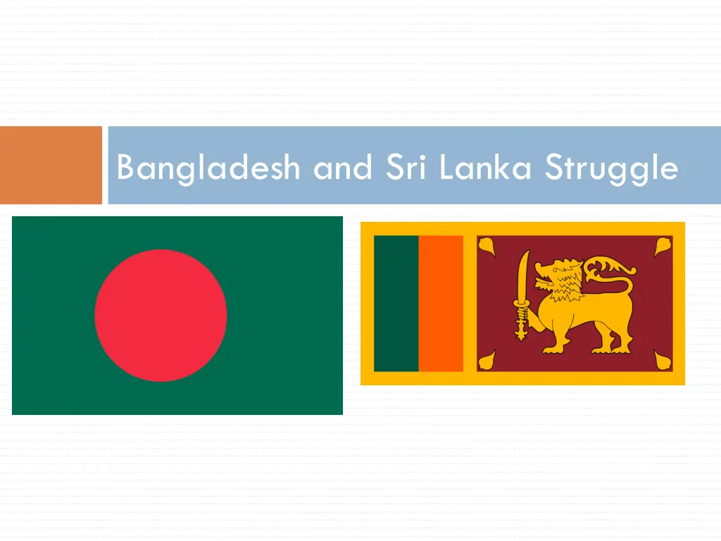 bangladesh and sri lanka struggle