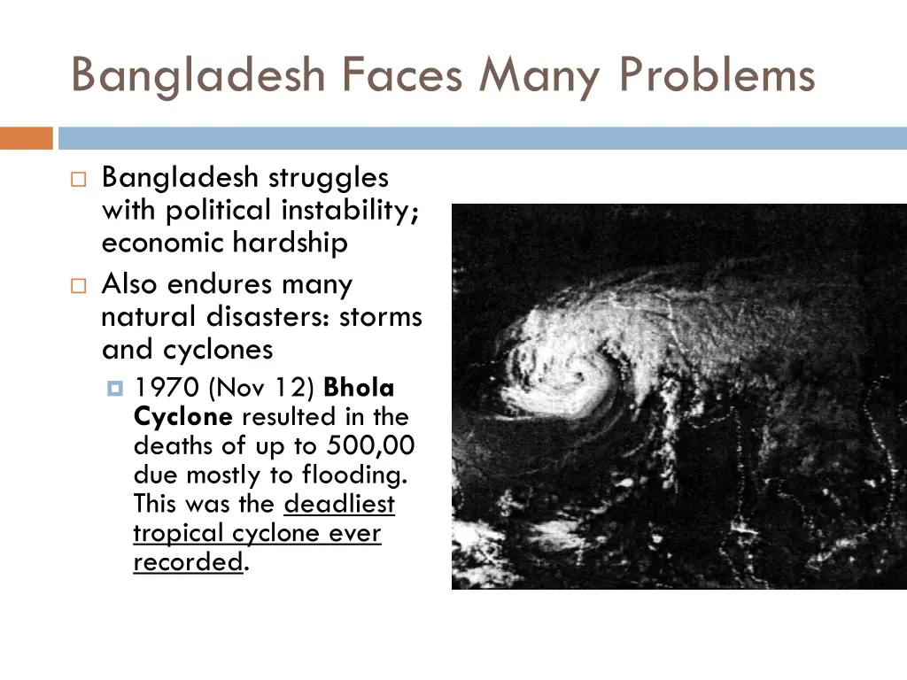 bangladesh faces many problems
