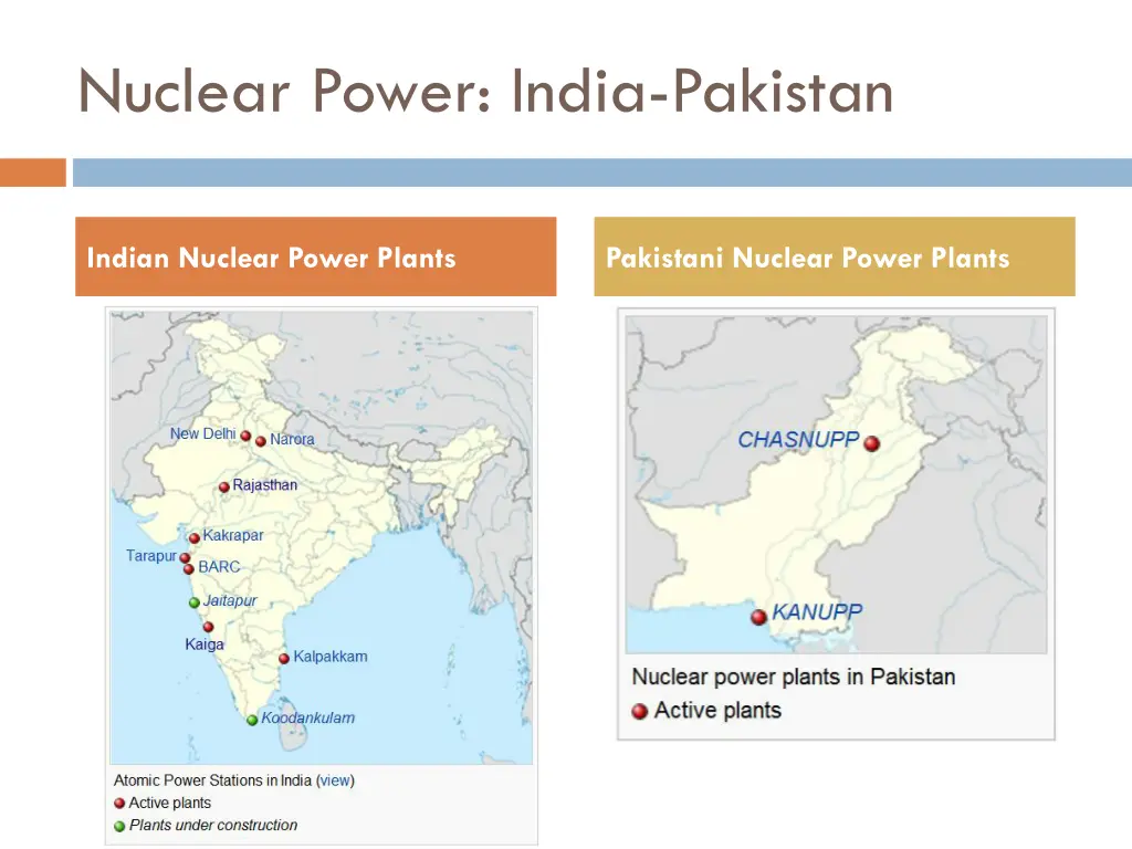 nuclear power india pakistan