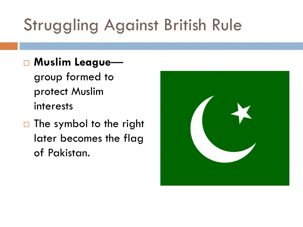 struggling against british rule 2