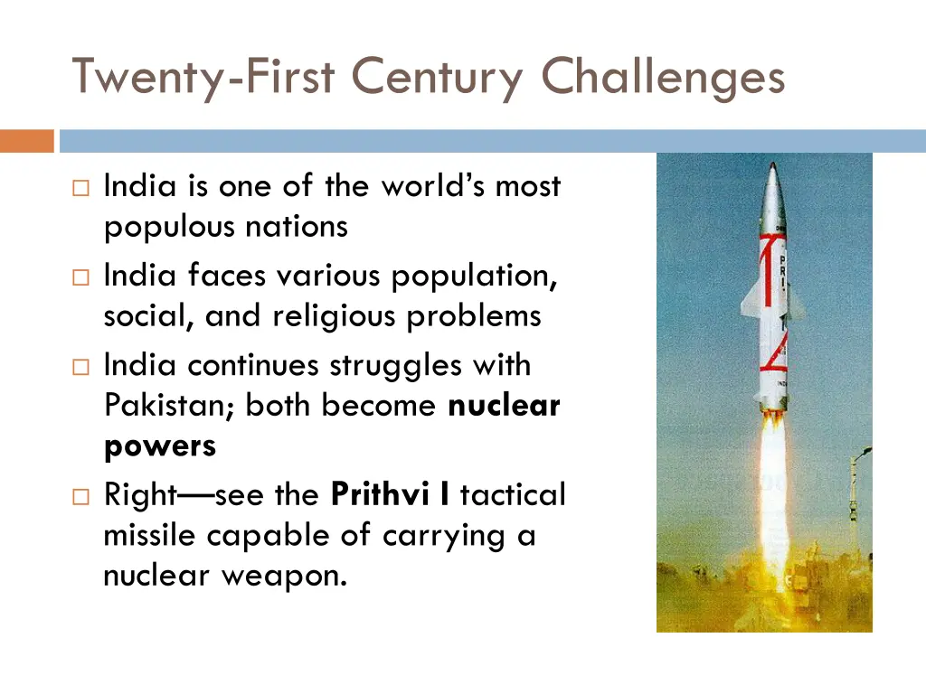 twenty first century challenges