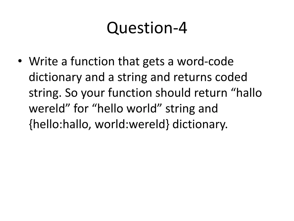 question 4