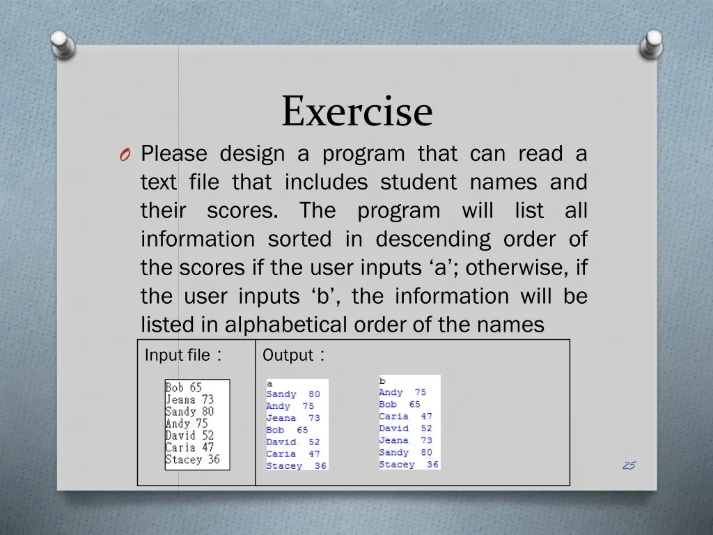 exercise
