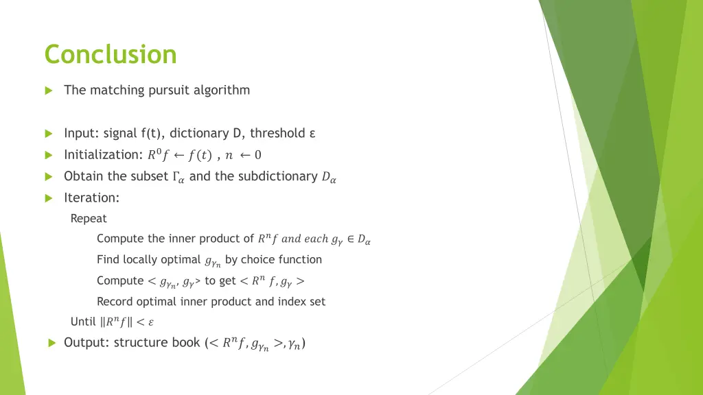 conclusion 1