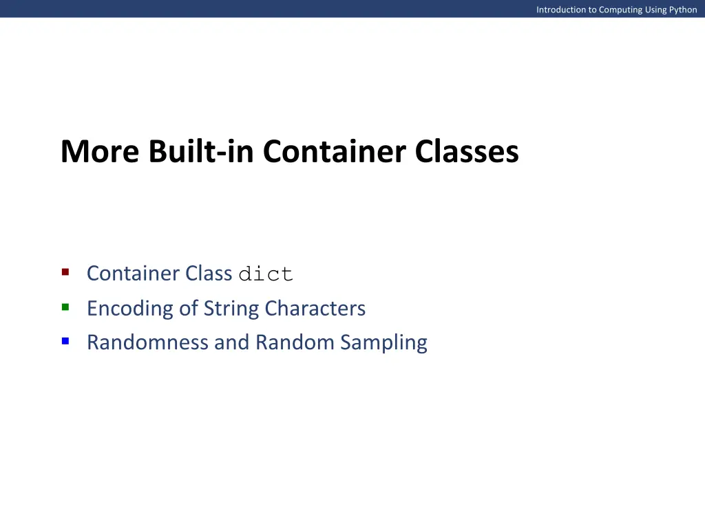 introduction to computing using python