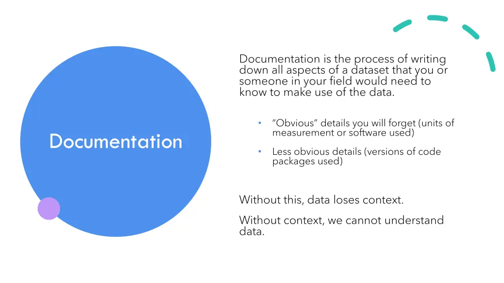 documentation is the process of writing down