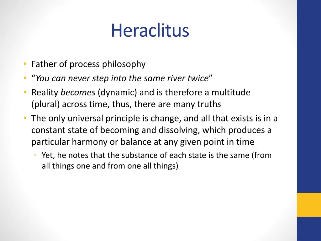 heraclitus