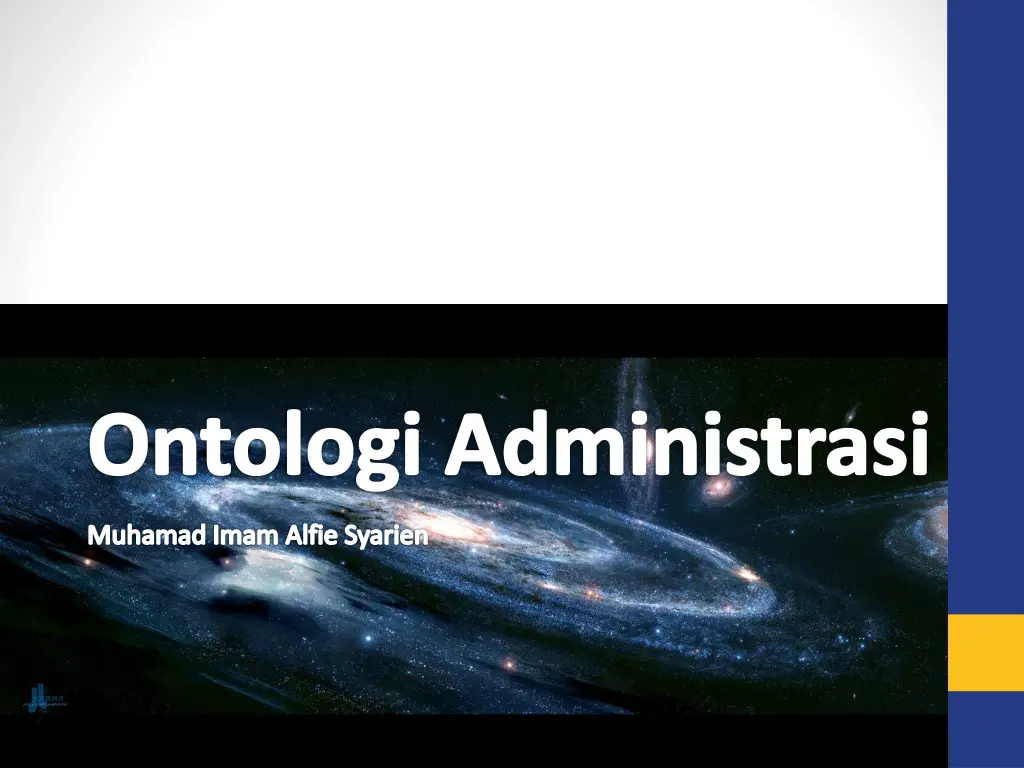 ontologi administrasi