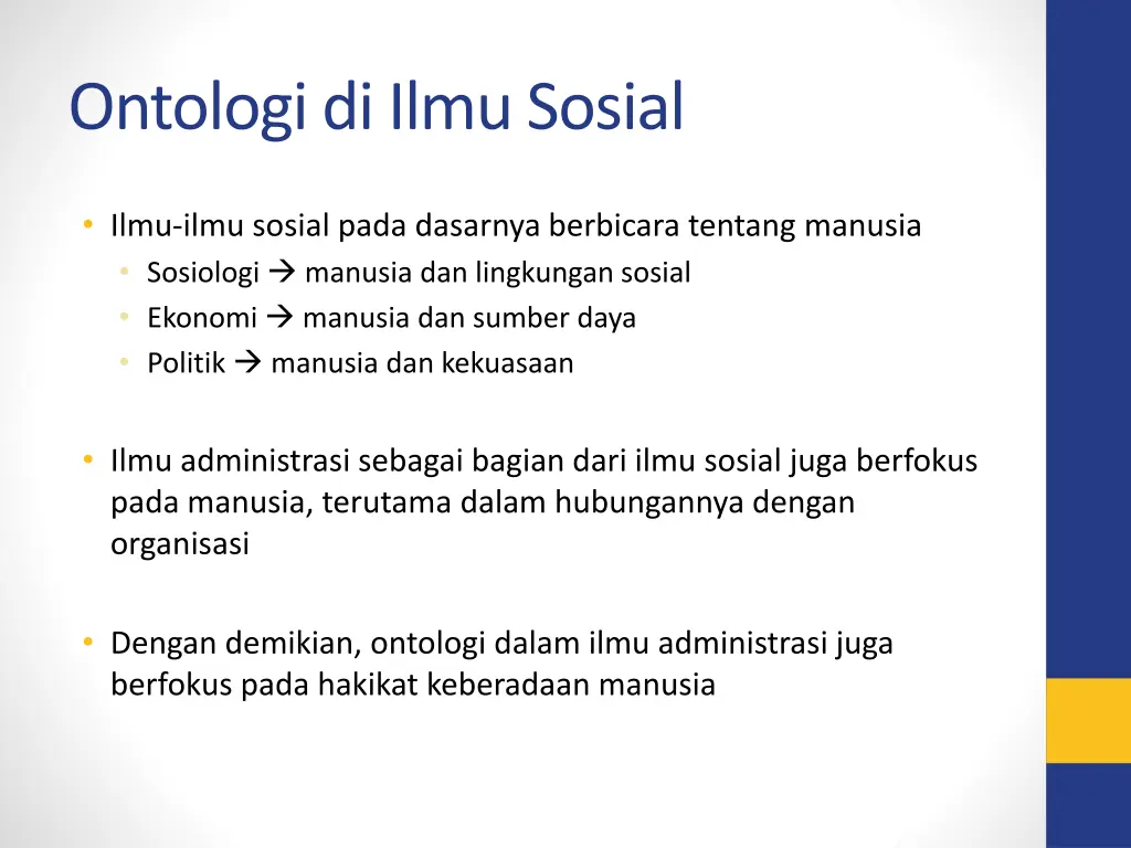ontologi di ilmu sosial