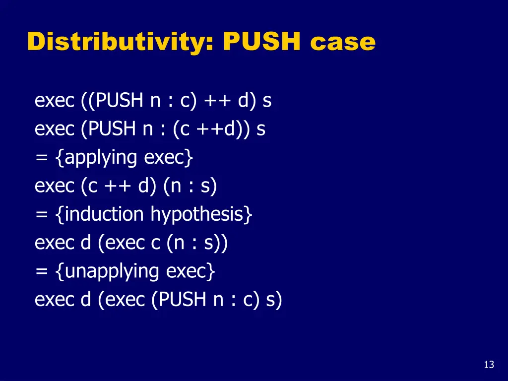 distributivity push case